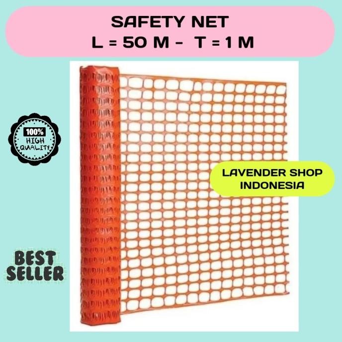 SAFETY NET ORANGE / SAFETY NET JARING PENGAMAN PROYEK /SAFETY NET ORIGINAL DAN TERPERCAYA