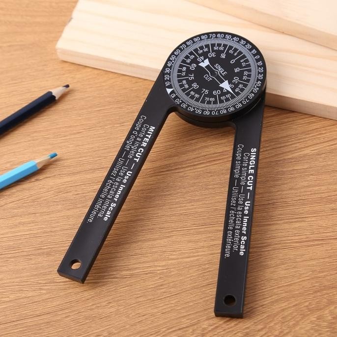 

Penggaris Busur Derajat Scale Mitre Protractor Angle Level Measuring the best