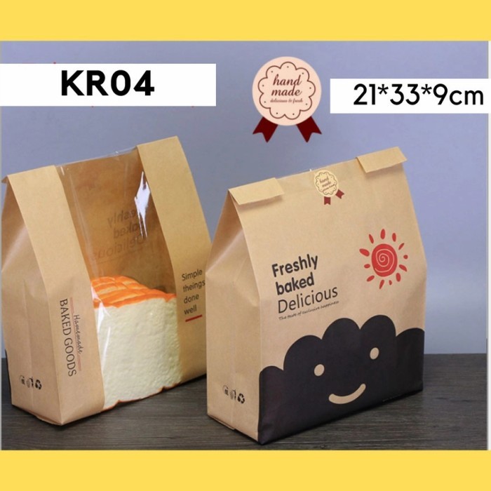 HOT SALE Kemasan Roti Tawar / Plastik Kertas Roti