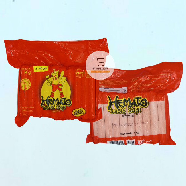 

Hemato Sosis Sapi /Ayam Isi 40 Batang / 1Kg