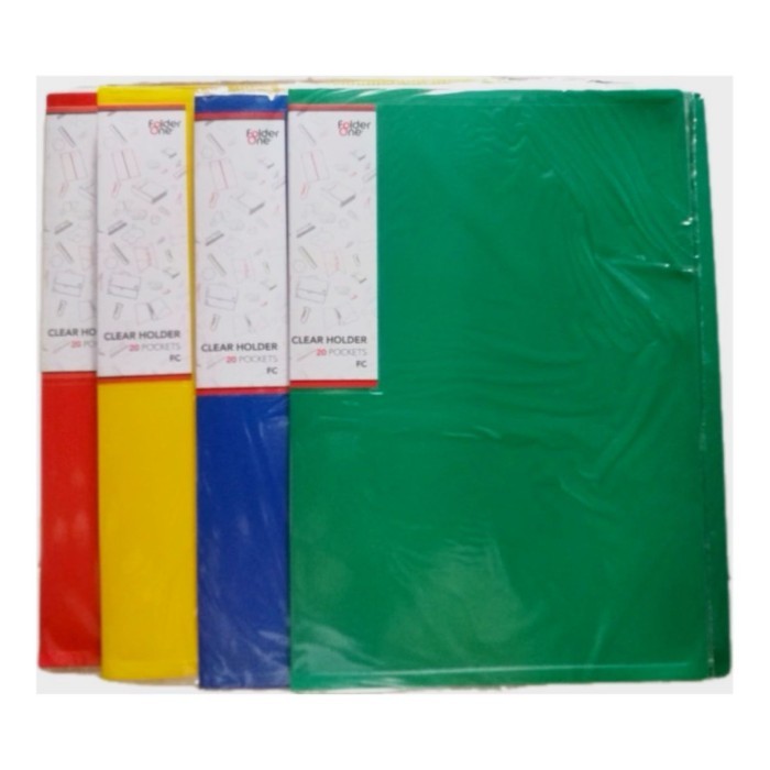 

Folder One Clear Holder / Display Book / Display Album F4 (Folio) Isi 20