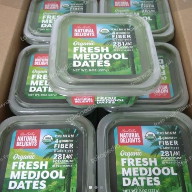 

Baru Kurma Medjol Natural Delight California Usa Organic 227 Gr Pack