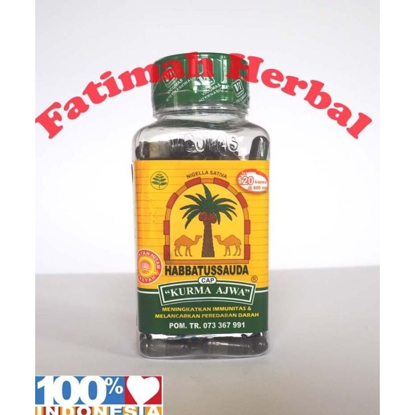 

Baru Habbatusauda Cap Kurma Ajwa - Habbat - Jinten Hitam - 120 Kapsul