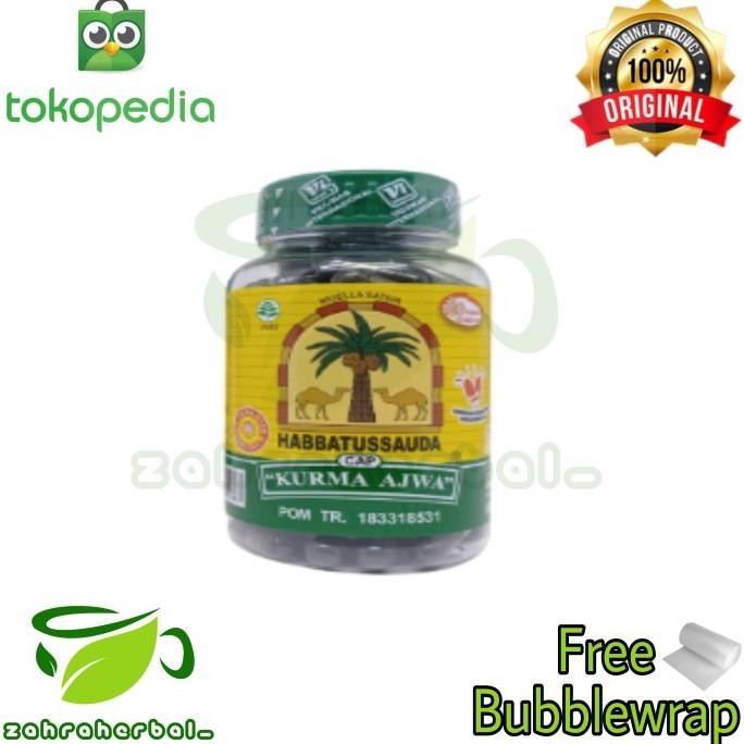 

Baru Best Seller Habbatussauda Cap Kurma Ajwa 100 Kaps New Kemasan