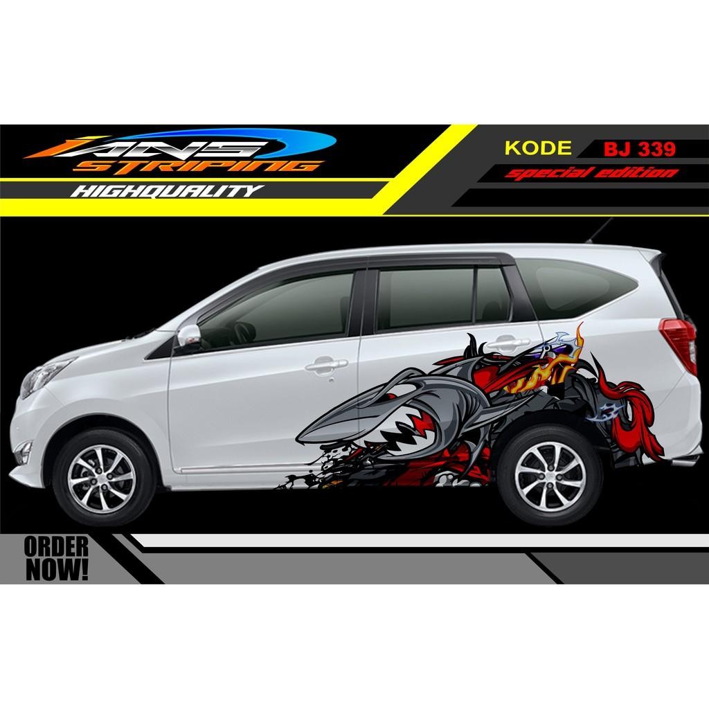 Decal Sticker Mobil Sigra, Calya / Sticker Mobil / Variasi Sticker Mobil