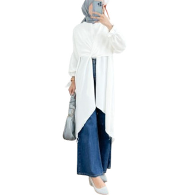 Promo Clara Long Tunic 3In1 Tunic Crinkle Premium Tunic Korea Tunik Kekinian Tunic Lucu Tunic Wanita