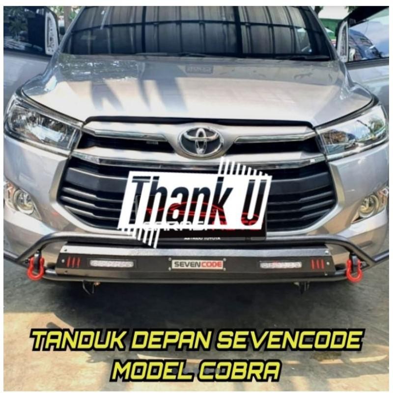 Towing Tanduk Bemper Depan Sevencode Innova 2016 Up Reborn