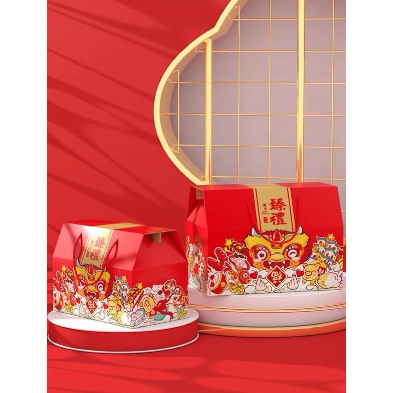 

BR - NEW HI 003 KOTAK HAMPERS IMLEK - SNACK BOX CNY 2024 - KOTAK SNACK TENTENG SINCIA TERLARIS