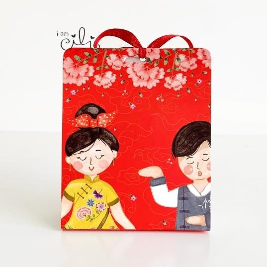 

BR - (BOX COOKIES 9 x 4.5 x 11cm IMLEK) box mini kue Imlek TERLARIS