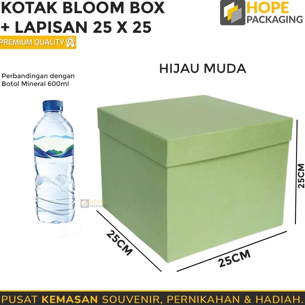 

BR - Kotak Hampers 25 x 25 Tinggi 20 cm Souvenir Bloom Box Kado Hampers / Tahun Baru / valentine / imlek Kantong Hadiah Dus Kado TERLARIS
