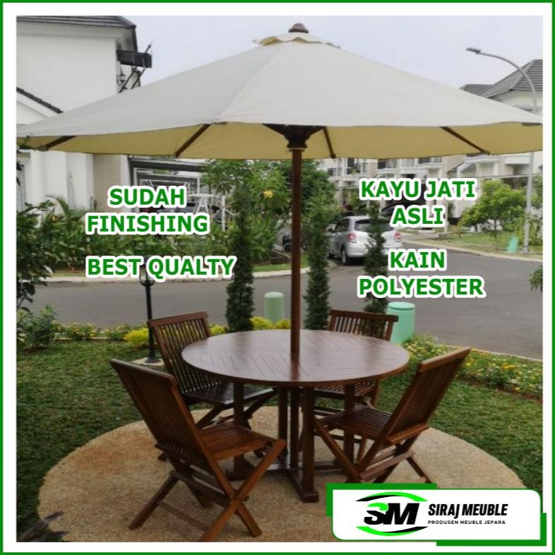 andr meja payung cafe payung taman jati tenda payung pantai kursi  payung taman outdoor
