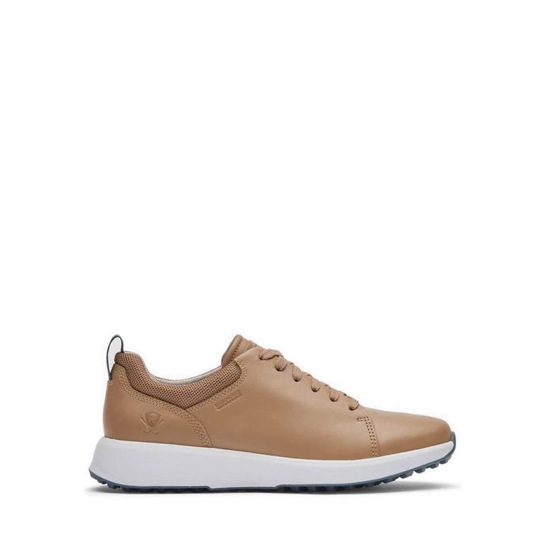 dim rockport ts golf l to toe mocha taupe leather wateroof