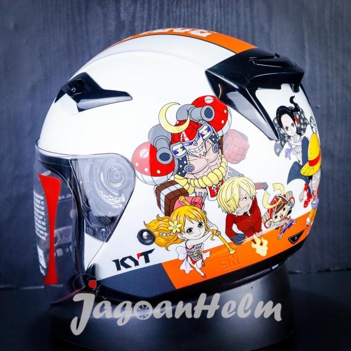 KYT HELM VENOM OPEN JUNIOR ONE PIECE #1 | WHITE | ANAK
