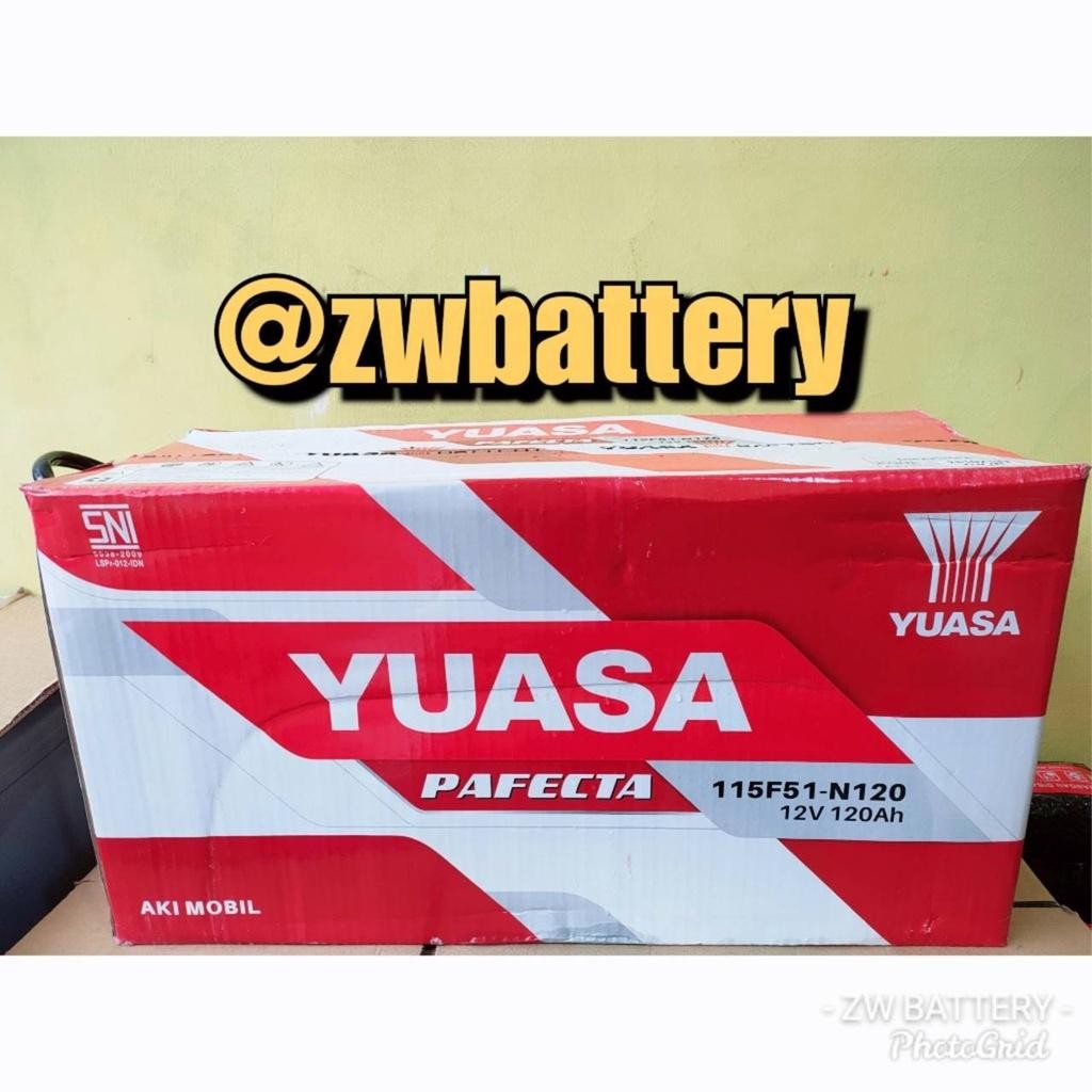 Aki Mobil Truk Delta Yuasa Ori Pafecta N120 Aki Basah 12V / 120Ah