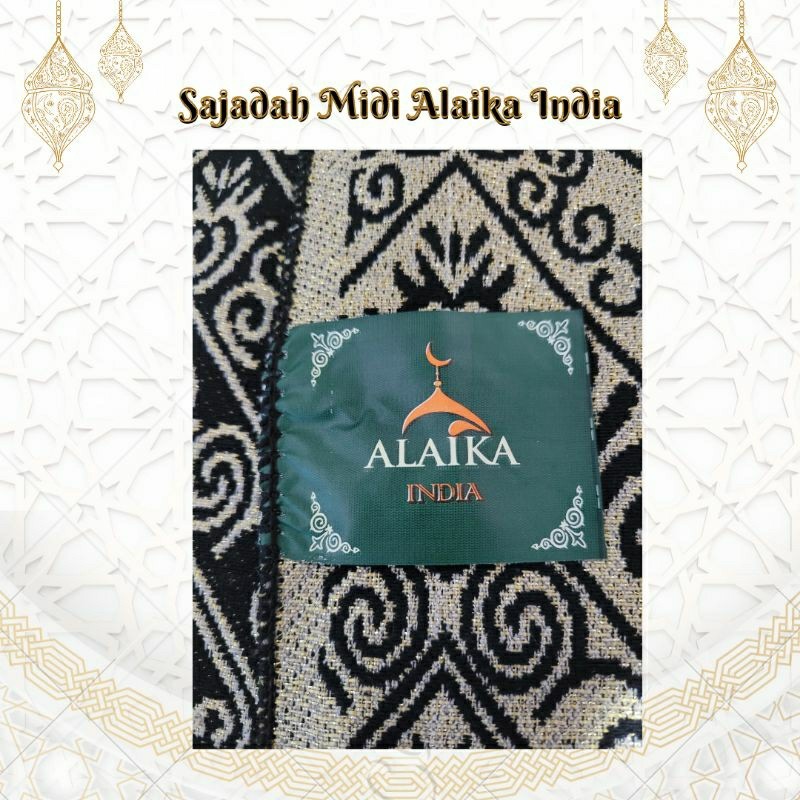 Terbaru Sajadah Dewasa Alaika India Hindia Kiswah Midi Tanggung Rajut Tipis Traveling Prayer Rug
