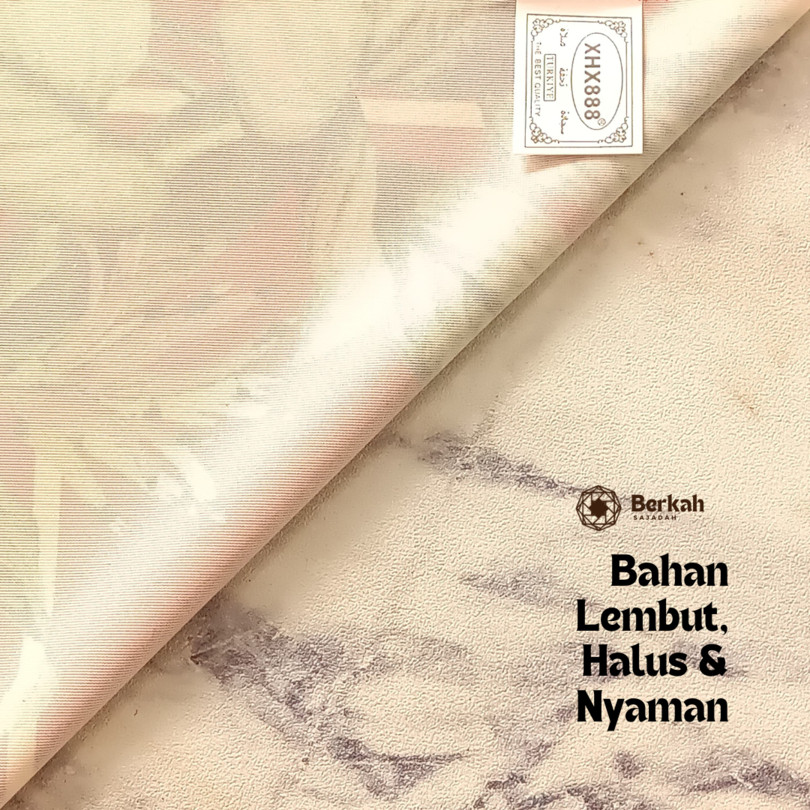 Cuci Gudang Sajadah Turkey Suede Lembut Tas Travel Ibadah Sholat 57X102Cm Rh-019Travel