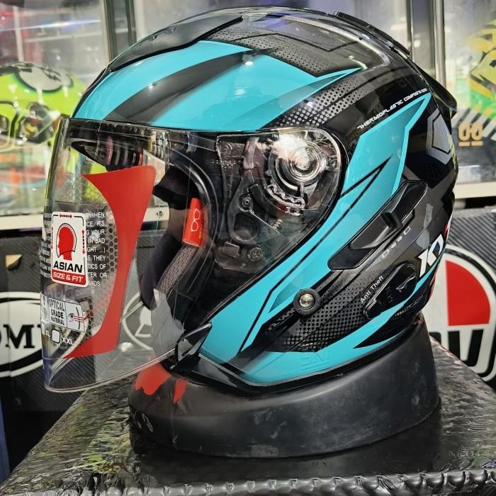HELM KYT GALAXY FLAT R MOTIF TERBARU