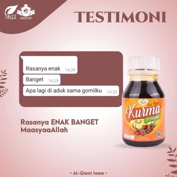 

Baru Sari Buah Kurma Al Barokah Sr12Meningkatkan Stamina Tubuh Asli