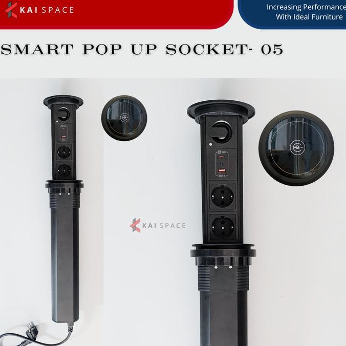 Stop Kontak Pull Pop Up Socket Spaceline Kitchen Pop Up