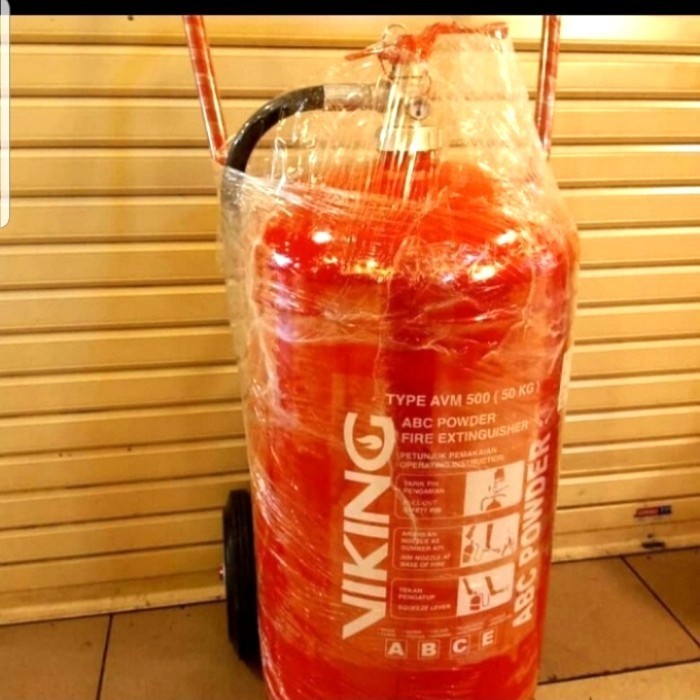 APAR VIKING 50 KG + TROLLEY ABC POWDER AVM-500 FIRE EXTINGUISHER