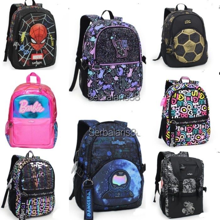 TERBARU Tas Ransel Smiggle Pink Hoodie Rainbow BISA GOSEND