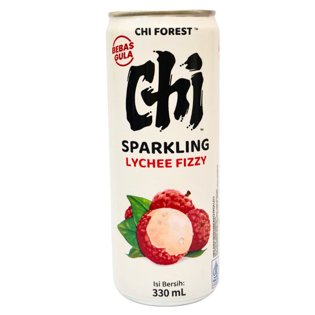 

S21723 CHI FOREST SPARKLING LYCHEE FIZZY MINUMAN SODA 330ML MAJU BERSAMA