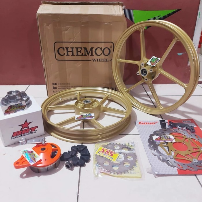 VELG BRT CHEMCO PNP TIGER GL MEGAPRO RX KING CB HEREX VIXION OLD NINJA