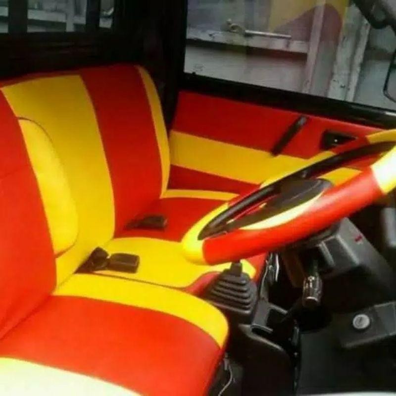 Paket Sarung Jok + Setir + Pintu + Plafon Pickup Carry, L300,  Ss, Zebra, Grand Max, Apv