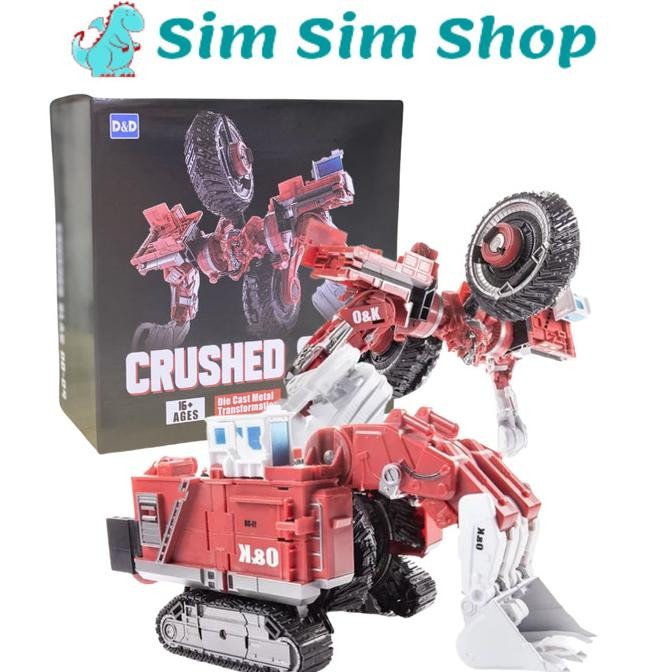 SUPER DEFORMED FIGURE Robot Transformers Deformation DD 04 Devastator Scavenger Crushed Slag