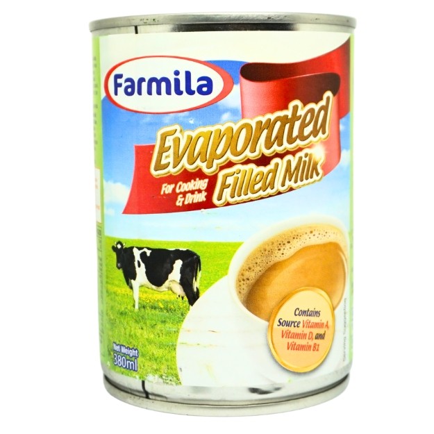 

S22555 FARMILA LEMAK NABATI EVAPORATED FILLED MILK SUSU EVAPORASI 380ML MAJU BERSAMA (20250306)