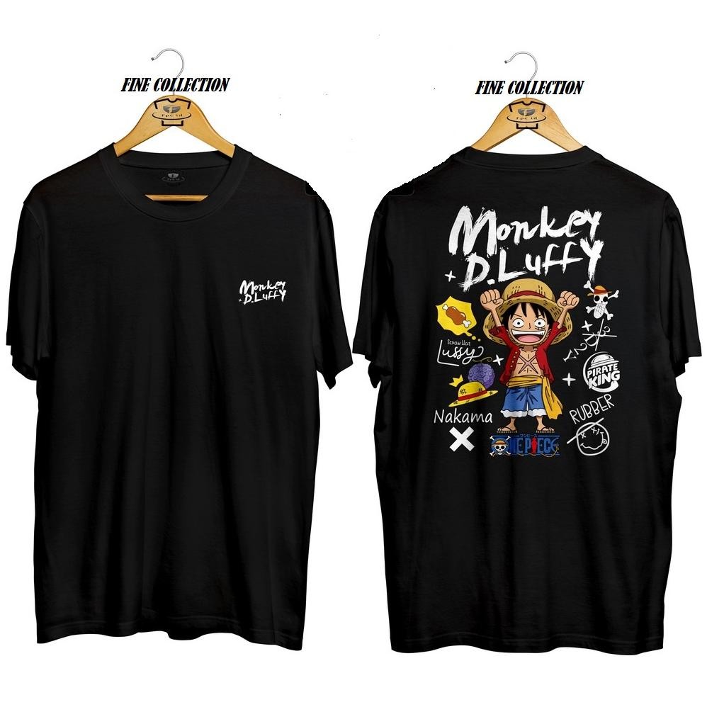 Terlaris Fc - Kaos Anime Luffy D Monkey Terbaru