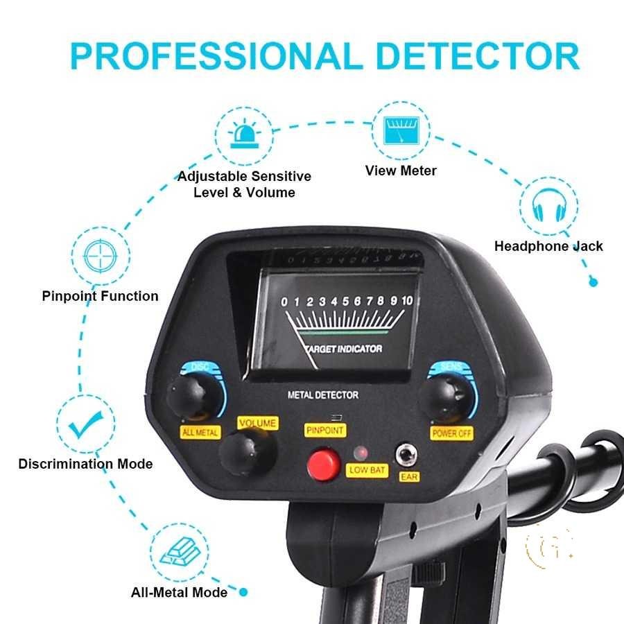 Pendeteksi Logam Metal Gold Silver Detector Finder - MD-4080