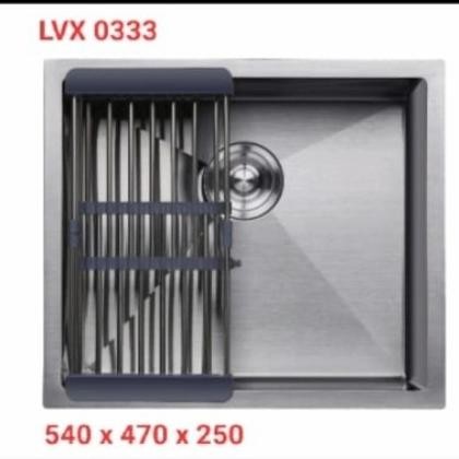 kitchen sink stainless 304 lavenia LVX 0333 Bak Cuci Piring Undermount SA