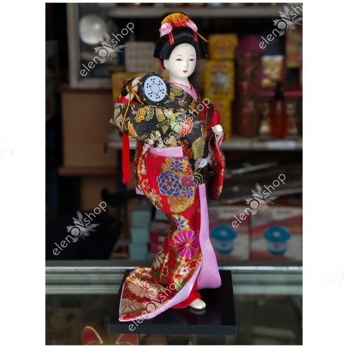 populer] Boneka Fashion Geisha Jepang - Japanese Geisha Figure Koleksi Mewah 03