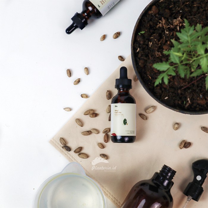 NEEM OIL PREMIUM NEEM OIL PESTISIDA ORGANIK UNTUK HAMA 60ML