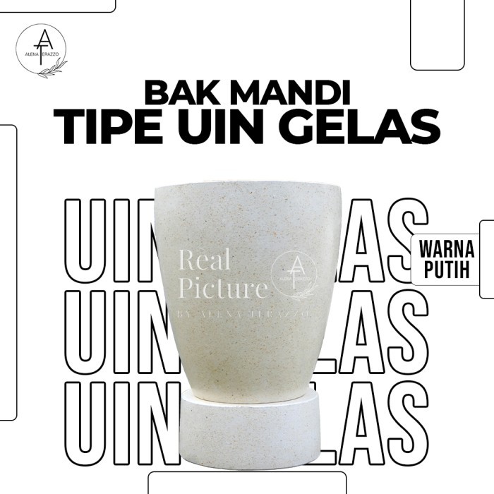 BAK AIR KAMAR MANDI KERAMIK MINIMALIS MODERN ALENA TERAZZO