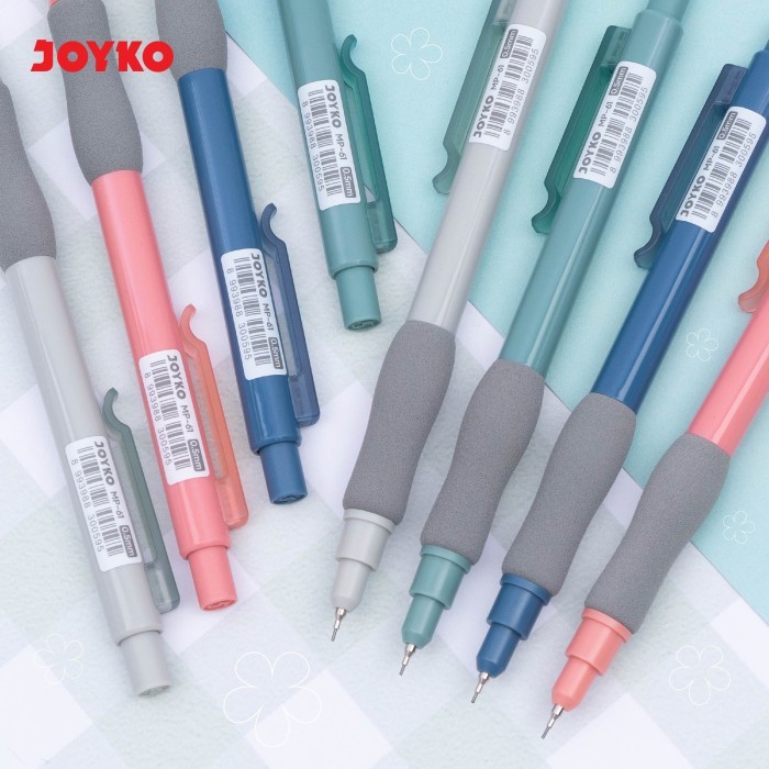 

Joyko Mechanical Pencil 0.5Mm Soft Grip / Pensil Mekanik 0.5 Joyko Gagang Halus Mp-61