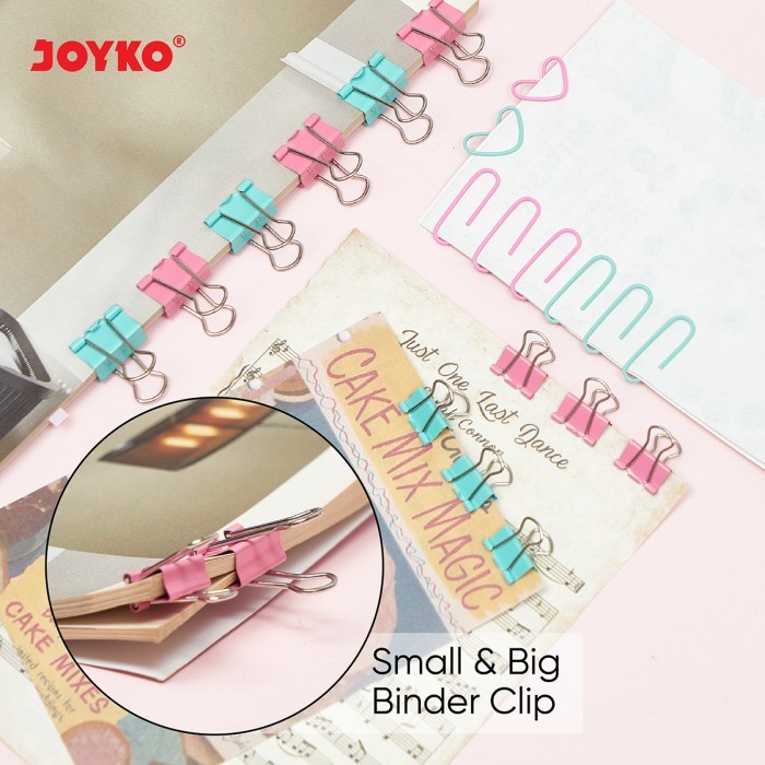 

Joyko Binder Clip Paper Clip Set / Klip Kertas Penjepit File Joyko