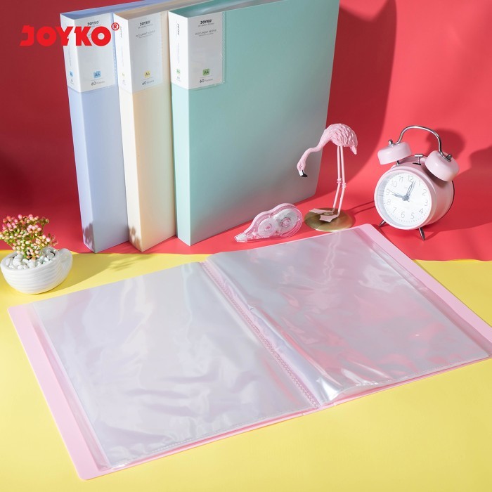 

Joyko Document Keeper A4 F4 Clear Holder Pastel Map Dokumen Album