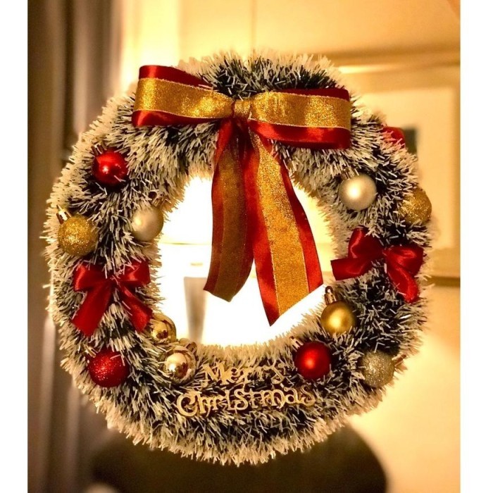 promo natal Christmas Mistletoe hiasan dinding natal hiasan