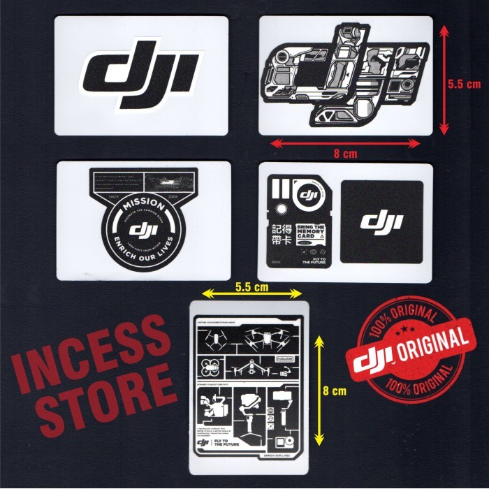 

TERLARIS! Original Sticker / Stiker DJI Avata 2 Fly More Combo
