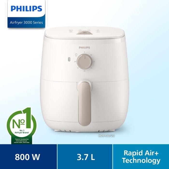 PHILIPS Air Fryer 3.7 Liter - HD9100