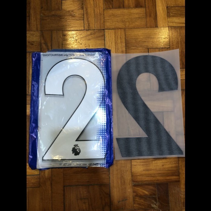 Murah Number Original 2 EPL Putih Season 2017-19 Non COD
