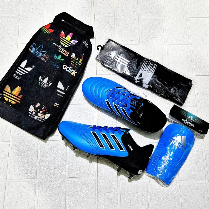 Murah Paket Komplit Sepatu Bola Anak Adidas Copa Sol Bening Non COD