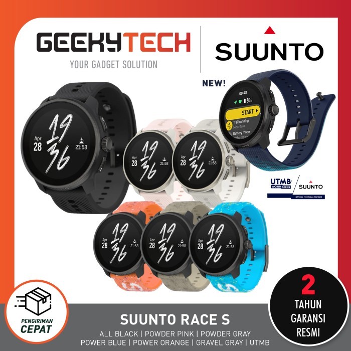 Suunto Race S GPS Ultimate Perfomance Watch - Garansi RESMI