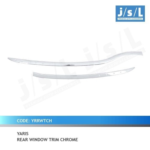 Aksesoris Mobil Yaris Bakpao JSL List Kaca Belakang Rear Window Trim