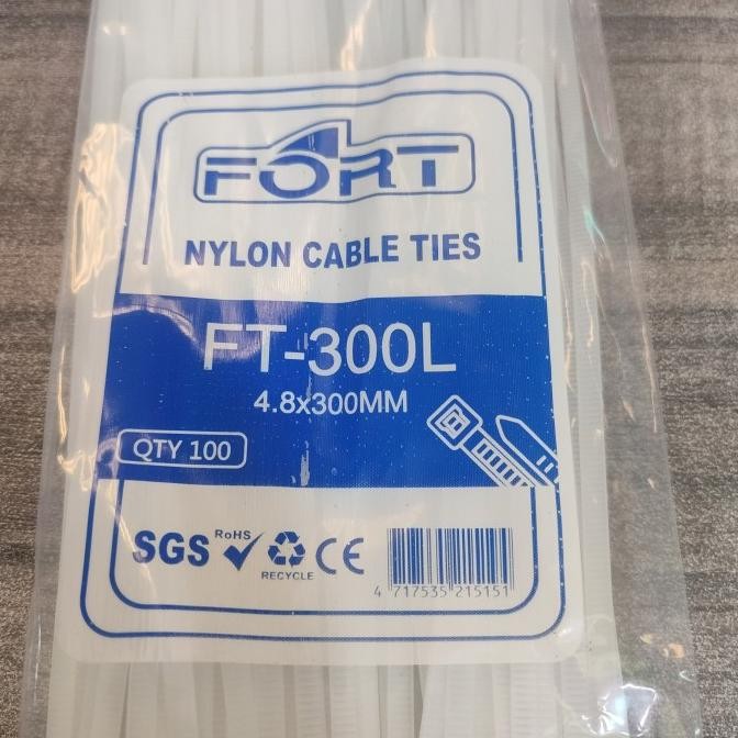 

Promo CV-300L - NYLON CABLE TIES SIZE 300 x 4.8 - FORT COD