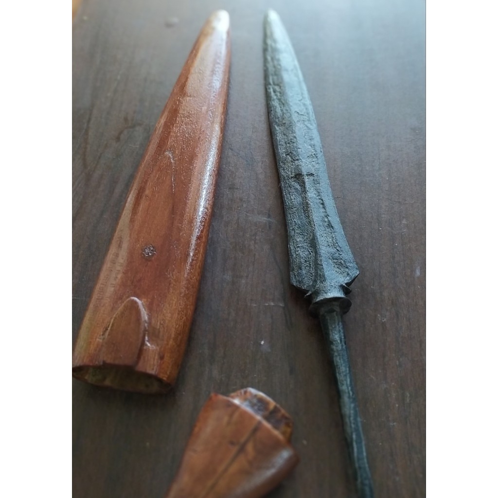 Tombak Pusaka Sepuh Yudhogati Ngulsem Madura Koso Jumbo Pulen Gagah