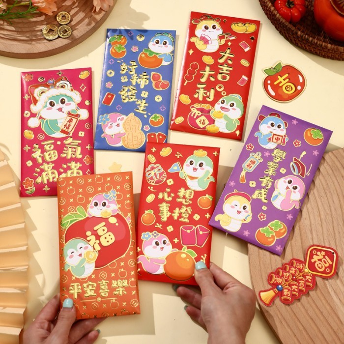 

Imlek LingS Angpao Imlek Lucu Thn 2025 - Ampao Gambar Ular Part2 - H3 !NEW