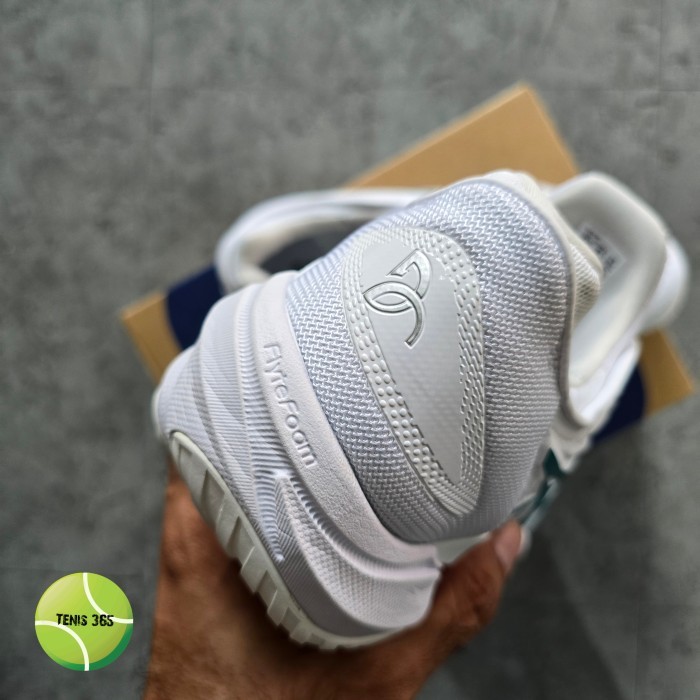 Murah Sepatu Tenis Asics Court FF 3 NOVAK White / Pitch Green Non COD